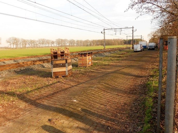 Werk aan het spoor