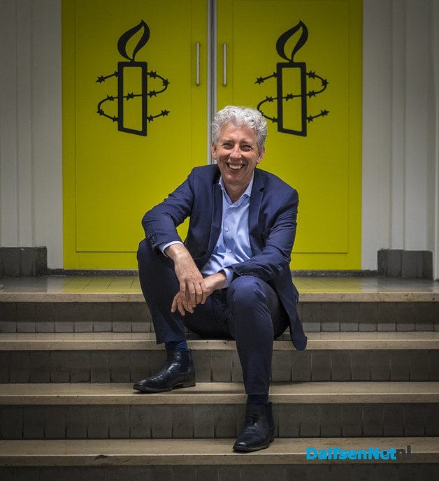 Landelijk directeur Amnesty International in Dalfsen - Foto: Ingezonden foto