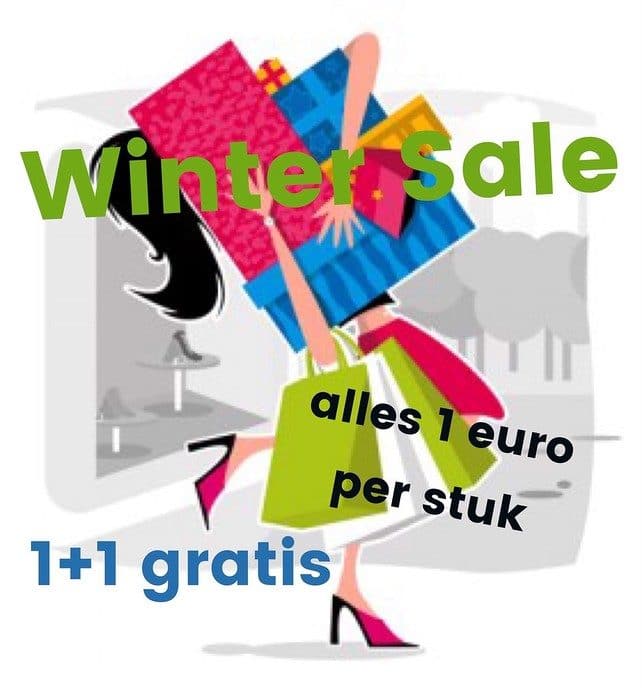 Uitverkoop van winterkleding - Foto: Eigen geleverde foto