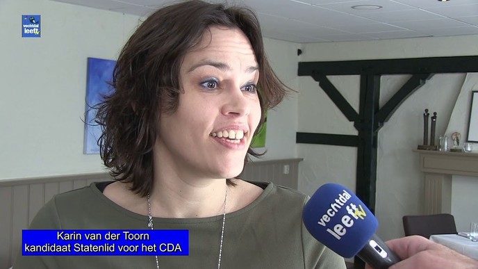 Kandidaat Statenleden op campagne tijdens meet & greet