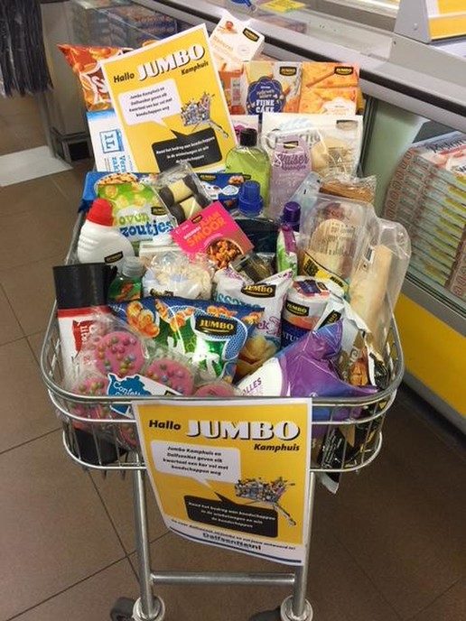 Win weer een gratis kar vol met boodschappen!