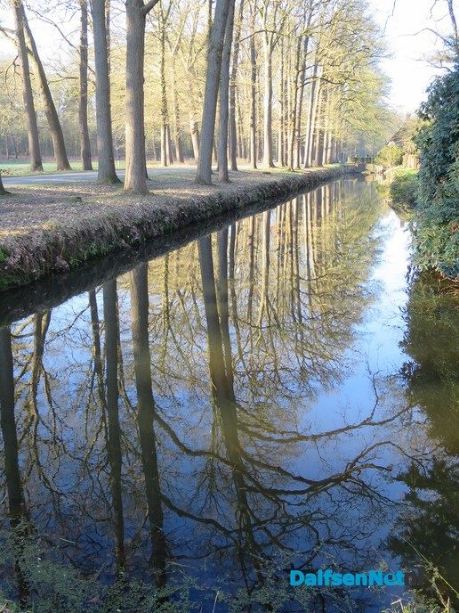 De zon in het water zien schijnen - Foto: Wim