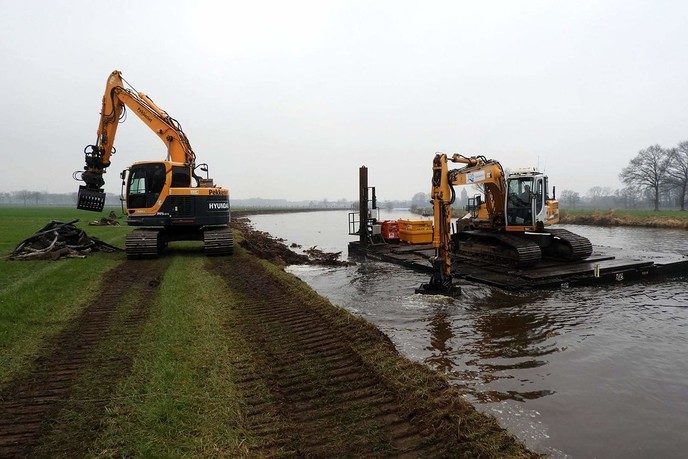 Werken aan de Vecht - Foto: Eigen geleverde foto