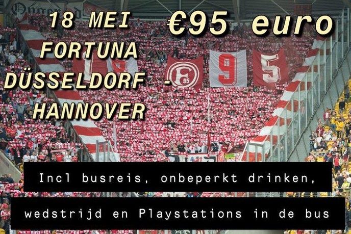 Busreis vanuit Dalfsen naar Bundesliga-duel Fortuna Düsseldorf