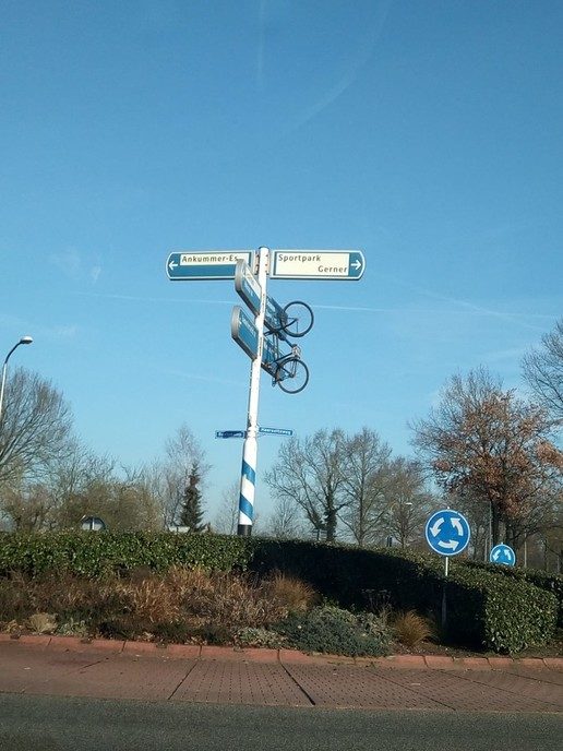 Iemand zijn fiets kwijt?