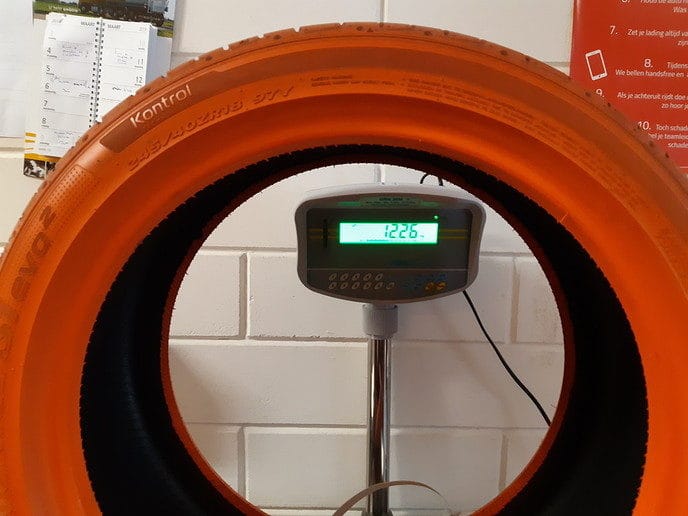 Uitslag “Raad het gewicht van deze band” - Foto: Eigen geleverde foto