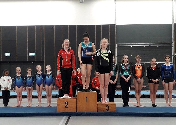 Turnster Esmé Strijker goed voor zilver - Foto: Eigen geleverde foto