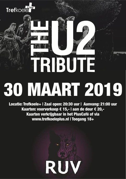 De opbouw in Trefkoele+ Live, The U2 Tribute & RUV in volle gang