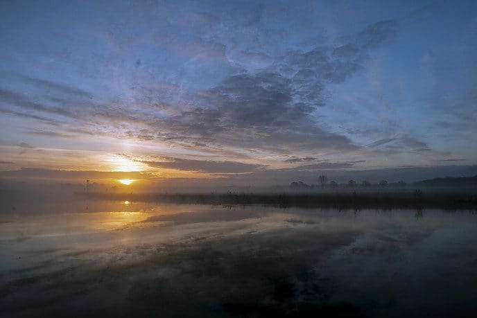 Instuurfoto Dalfsen zonsopgang mist - Foto: Eigen geleverde foto