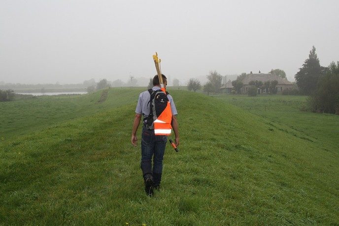 Inspectie dijken op schades en kwetsbare plekken - Foto: Eigen geleverde foto