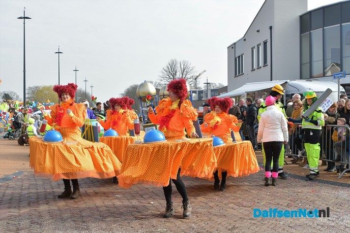 Grote Lemelerveldse Carnavalsoptocht trekt veel publiek - Foto: Johan Bokma