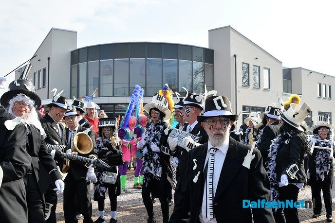 Grote Lemelerveldse Carnavalsoptocht trekt veel publiek - Foto: Johan Bokma