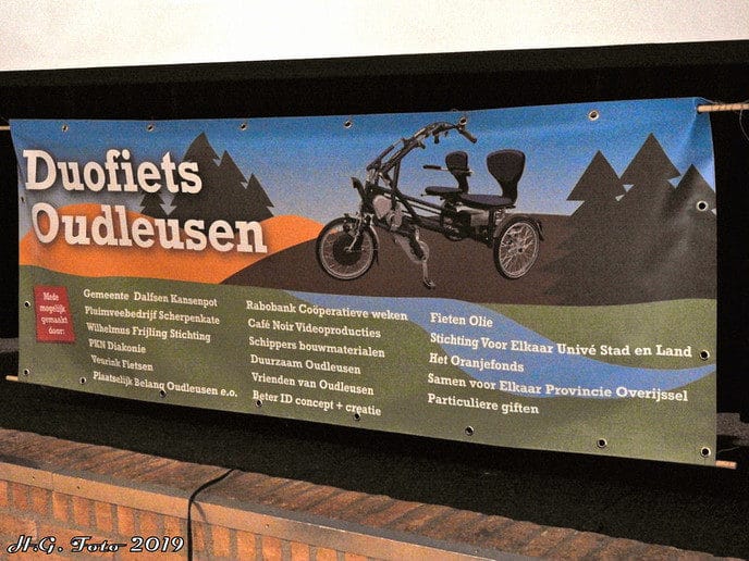 Duofiets Oudleusen in gebruik genomen.