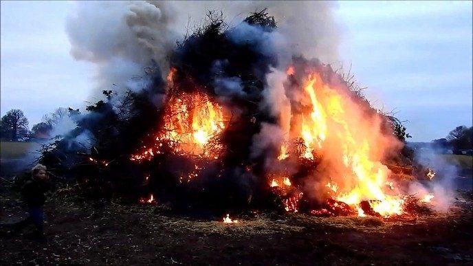 Paasvuur Oudleusen, ook in 2019 - Foto: Eigen geleverde foto