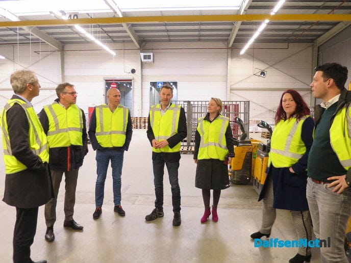 Het college van de gemeente Dalfsen bezocht Tielbeke - Foto: Wim