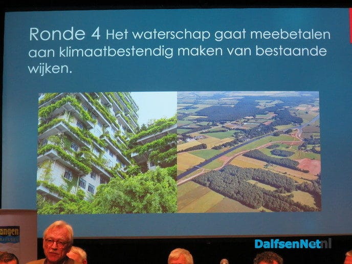 Waterschapsdebat druk bezocht - Foto: Wim