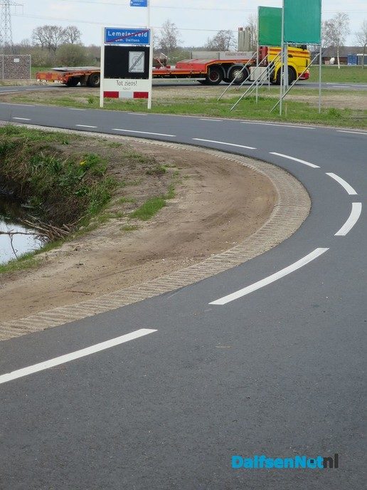 N348 Lemelerveld, op- en afritten - Foto: Wim