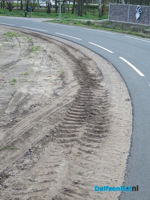 N348 Lemelerveld, op- en afritten - Foto: Wim