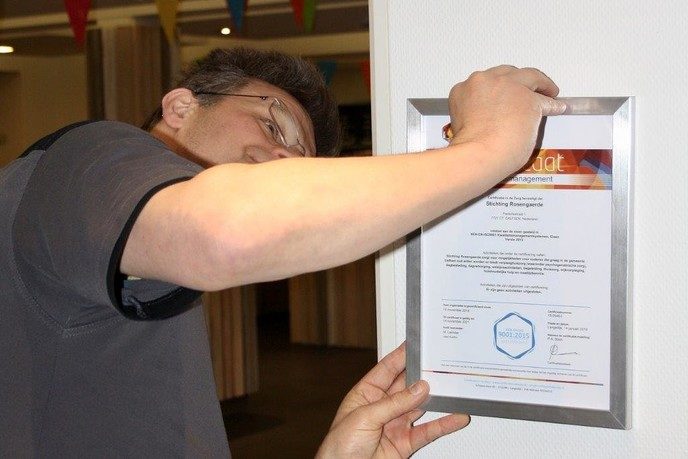 Rosengaerde viert certificering - Foto: Eigen geleverde foto