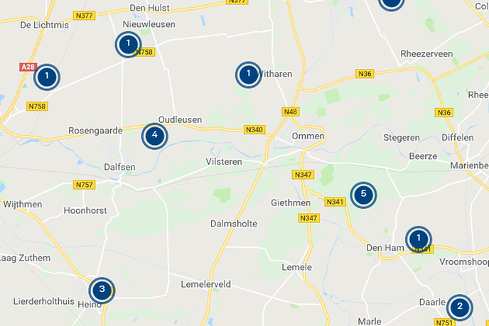 Misdaadkaart - Foto: Politie