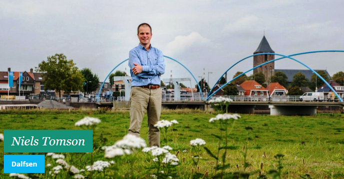 Dalfsenaar Niels Tomson: Ik wil graag in de Staten - Foto: Eigen geleverde foto