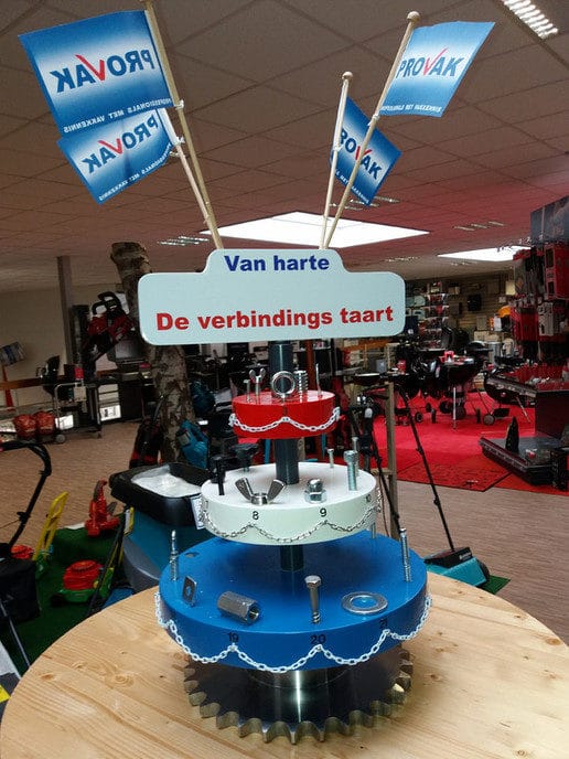 Uitslag damito “ verbindings ” taart. - Foto: Eigen geleverde foto