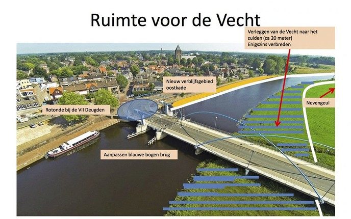 Fracties achter aanpak Vecht en Blauwe Bogenbrug