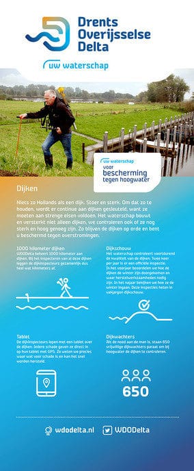 Inspectie dijken op schades en kwetsbare plekken - Foto: Eigen geleverde foto