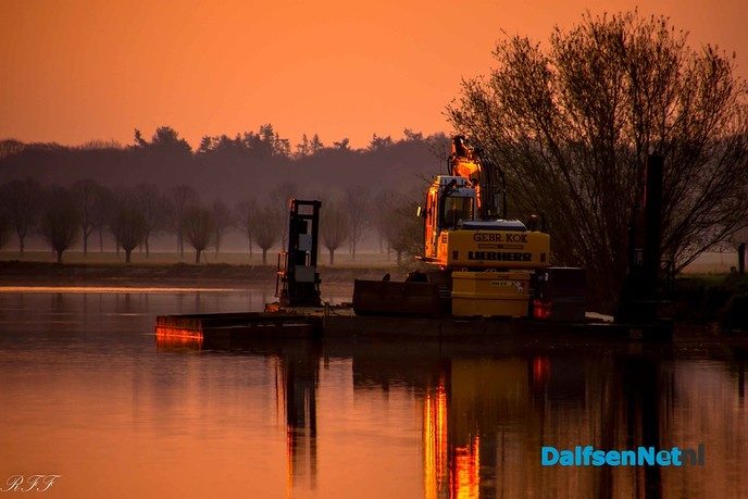 Zonsopkomst vanmorgen in Dalfsen - Foto: Ingezonden foto