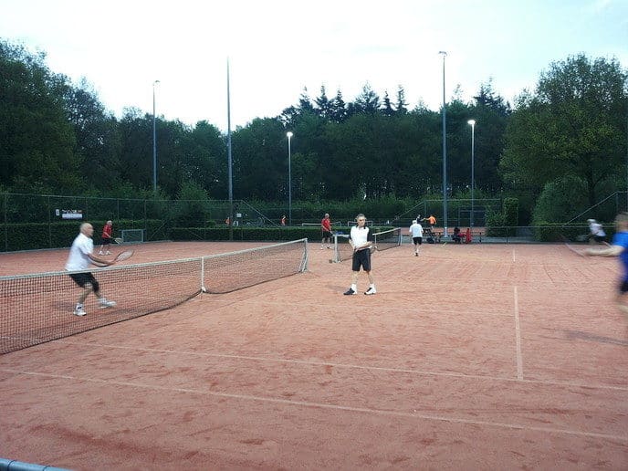 Heren 2 vrijdagavond tennis DLTC Gerner - Foto: Eigen geleverde foto