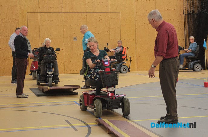 Jaarlijkse scootmobieltraining - Foto: Ingezonden foto