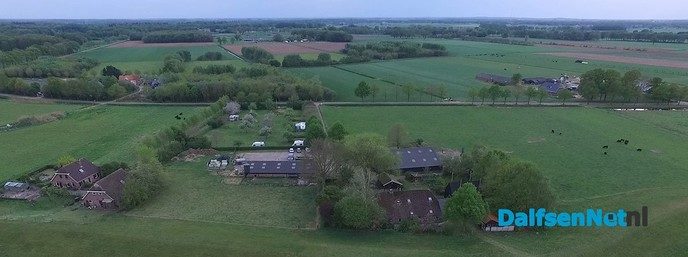 Dalfsen van Boven voor de buien van woensdagavond - Foto: Johan Bokma