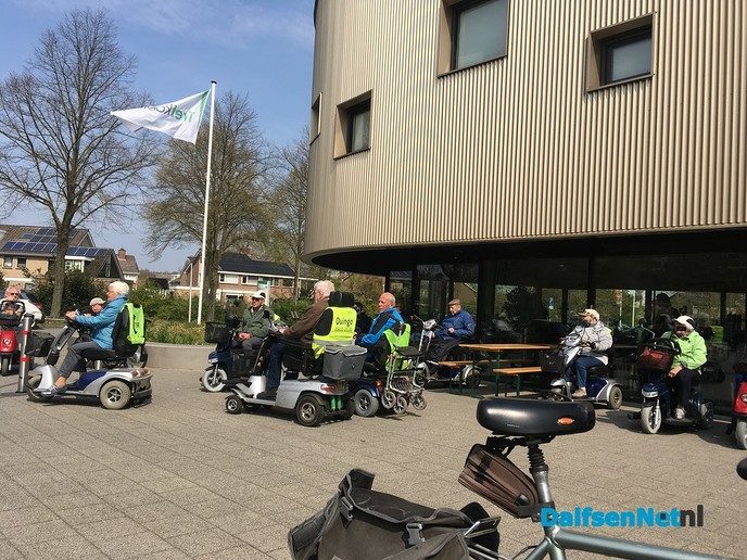 Eerste Scootmobieltocht groot succes. - Foto: Ingezonden foto