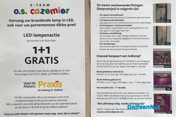 Oude lampen bewaren en inleveren - Foto: Ingezonden foto