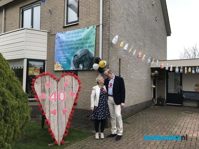 Jan en Sietske Kramer 40 jaar getrouwd - Foto: Ingezonden foto