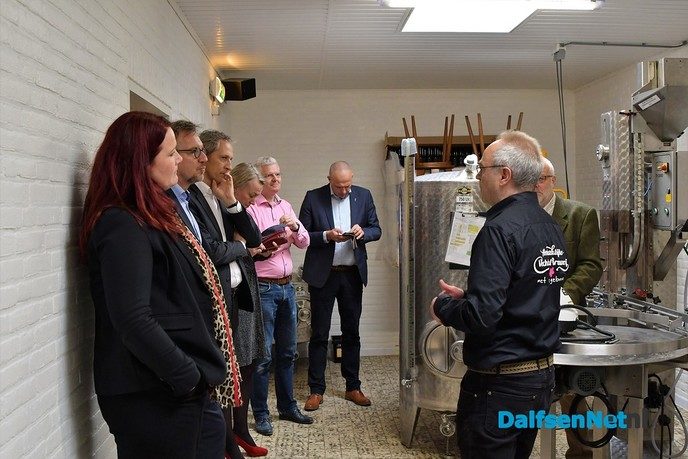B & W Dalfsen bezoeken Vechtdal Brouwerij - Foto: Johan Bokma