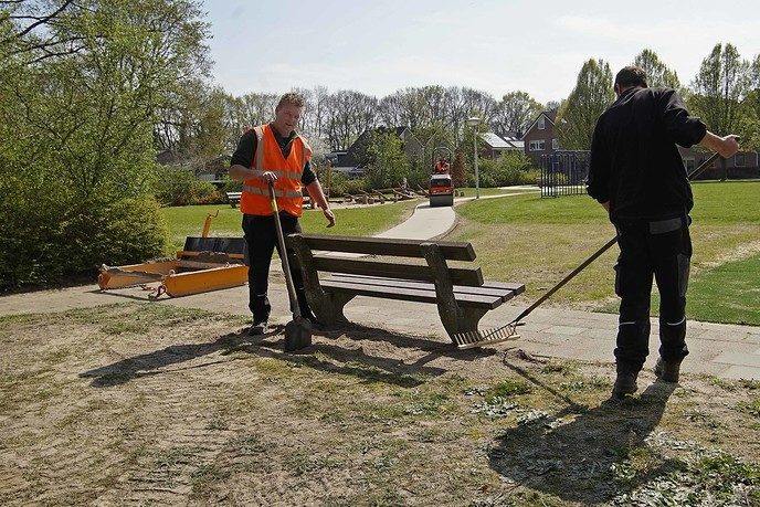 Nieuw wandelpad in plantsoen Vilsterkamp - Foto: Gemeente Dalfsen