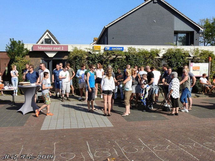 Eieren gooien bij Mansier.
