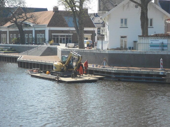 Werk aan de kade - Foto: Eigen geleverde foto