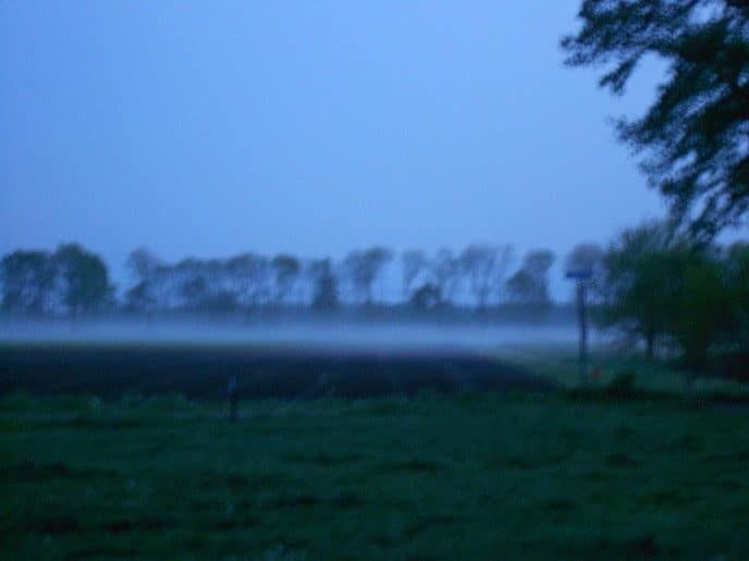 Gisteravond deze tijd - Foto: Eigen geleverde foto