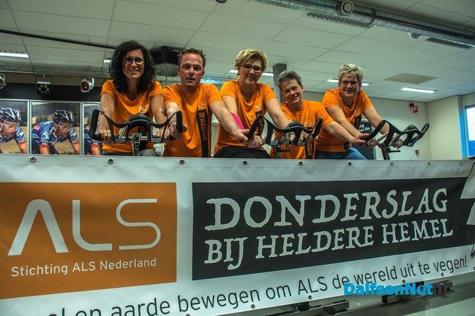 Spinning voor ALS - Foto: Ingezonden foto