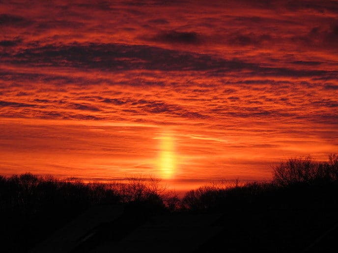 Prachtige zonsondergang - Foto: Eigen geleverde foto