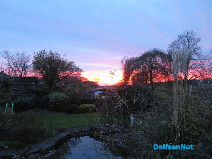 Prachtige zonsondergang - Foto: Wim