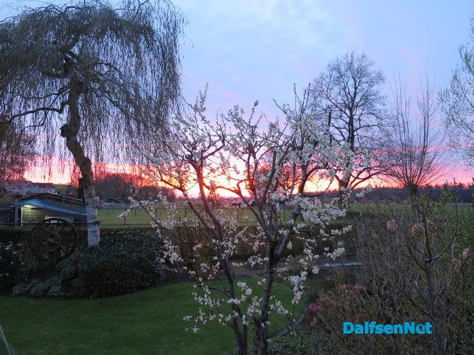 Prachtige zonsondergang - Foto: Wim