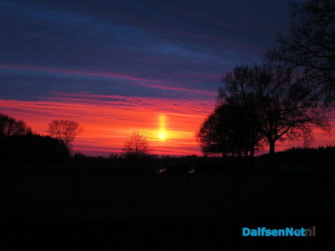 Prachtige zonsondergang - Foto: Wim