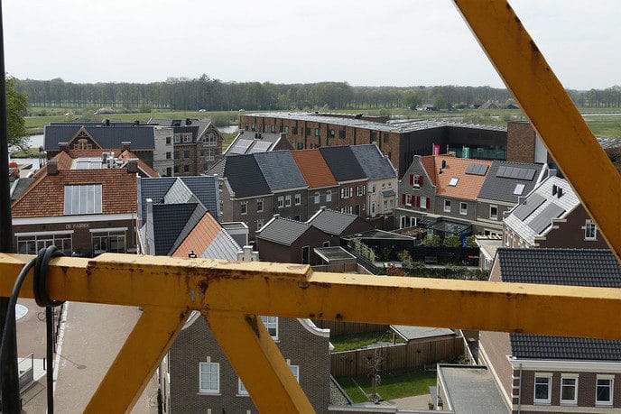 Dalfsen van uit de hoogte gezien - Foto: Gemeente Dalfsen