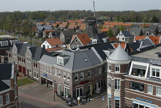 Dalfsen van uit de hoogte gezien - Foto: Gemeente Dalfsen