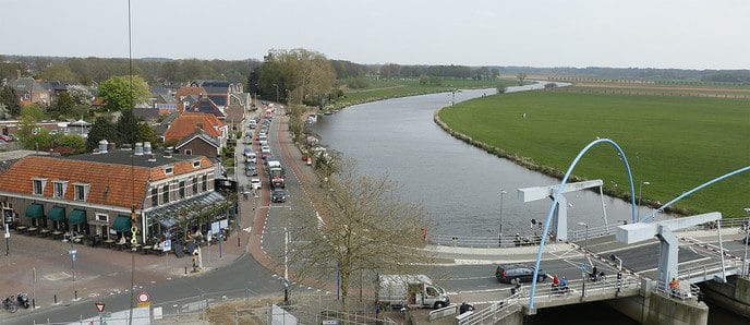 Dalfsen van uit de hoogte gezien - Foto: Gemeente Dalfsen