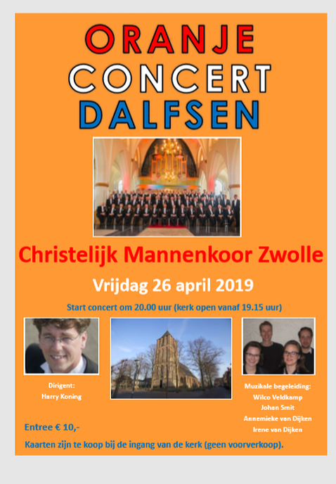 Oranje concert in Grote Kerk - Foto: Eigen geleverde foto