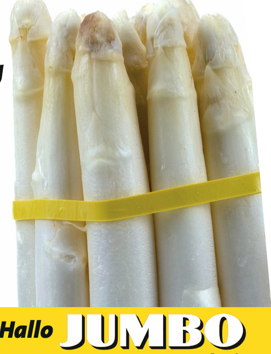 Asperges bie Ronald Kamphuus van de Jumbo - Foto: Eigen geleverde foto